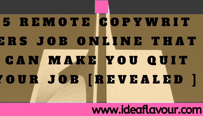 5 Amazing Remote Copywriter Jobs Online in 2023 1