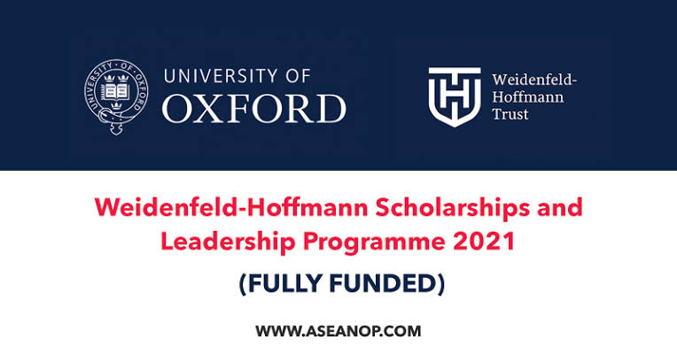 Oxford-Weidenfeld and Hoffmann Scholarship and Leadership Programme 2